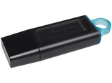 Memoria USB 64 GB - Kingston Exodia DTX/64GB, 5 Gbit/s, USB 3.2 Gen 1, Negro y Azul