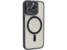 Funda - ISY ISC 2441, Para Apple iPhone 15 Pro Max, Admite carga a través de MagSafe, Smokey black