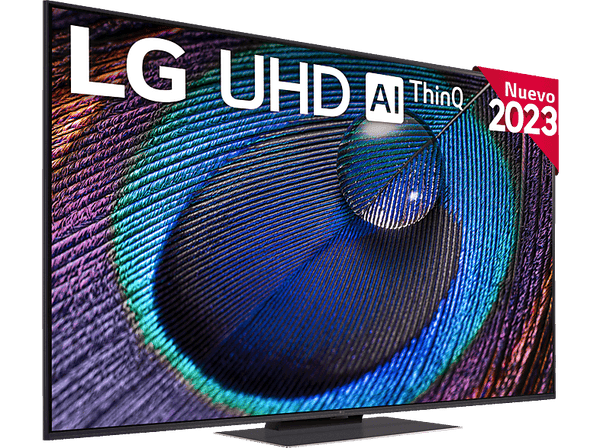 TV LED 55" - LG 55UR91006LA, UHD 4K, Inteligente α5  4K Gen6, Smart TV, DVB-T2 (H.265), Azul ceniza