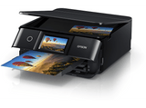Impresora multifunción - Epson Expression Photo XP-8700, 32 ppm B/N, 32 ppm Color, 5.760 x 1.440 ppp, Negro