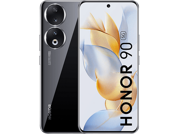 Móvil - Honor 90 5G, Black, 512 GB, 12 GB RAM, 6.7" Full HD+, Qualcomm Snapdragon 7 Gen 1 5G, 5000 mAh, Android
