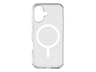 Funda móvil - CellularLine GLOSS MAG, Para iPhone 17, Compatible con MagSafe, Ultrarresistente y con certificación MilitaryTest, Transparente