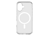 Funda móvil - CellularLine GLOSS MAG, Para iPhone 17, Compatible con MagSafe, Ultrarresistente y con certificación MilitaryTest, Transparente