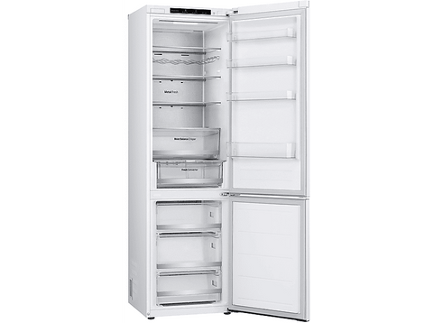 Frigorífico combi - LG GBV5240CSW, Total No Frost, 203 cm, 387 L, DoorCooling+™, FRESHConverter™, Blanco