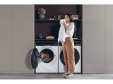 Lavadora Carga Frontal - Haier HW110-BD14397U1S X Series 11, 11Kg, 1400rpm,  16 Programas, Autodosificación, Wi-Fi, Blanco