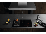 Placa inducción - AEG TI63IF00FB, 3 Zonas Flex, Zona grande de 28 cm, Controles deslizantes, Biselada, 60 cm, Negro