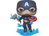 Figura Funko Pop! - Captain America, Marvel Avengers: Endgame, Vinilo, 9.50 cm, Multicolor
