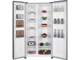 Frigorífico americano - ok. ODD 141 E NF IN, No frost, 177 cm, 442 l, Control táctil, Inox