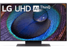 TV LED 43" - LG 43UR91006LA, UHD 4K, Inteligente α5  4K Gen6, Smart TV, DVB-T2 (H.265), Azul Ceniza
