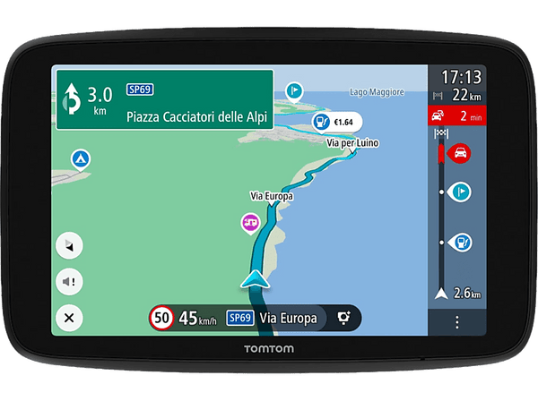 GPS - Tom Tom GO Camper Max 7", Para autocaravanas, 1.93 h autonomía, 2 GB RAM, 32 GB, Todo el mundo, Negro