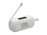Radio portátil - JBL Tuner 3, 7W Potencia, Señal FM/DAB/DAB+, 12h Autonomía, Resistencia IP68, USB-C, Blanco