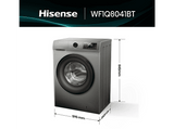 Lavadora carga frontal - Hisense WF1Q8041BT, 8 kg, 1400 Rpm, Función Vapor, Eficiencia A-20%, Gris