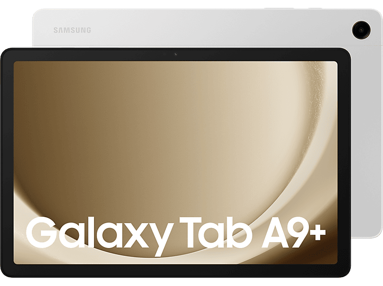 Tablet - Samsung Galaxy Tab A9+ Wifi, 128GB, 8GB RAM, Plata, 11, WQXGA, Qualcomm, Android 13