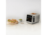 Tostadora - Ufesa OneTouch Duo, 850 W, 2 Ranuras Extra Anchas XL, 6 Niveles de tostado, Descongelar, Inox