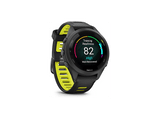Reloj deportivo - Garmin Forerunner 265S, Negro/Amarillo, 18mm, Pantalla Táctil AMOLED 1.1, 15 días Autonomía, Morning Report, 8GB