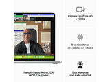 Apple MacBook Pro (2023) MRW43Y/A, 16,2, Chip M3 Max, CPU de 14 núcleos, GPU de 30 núcleos, 36 GB RAM, 8TB de SSD, macOS, Plata