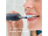 Recambio para cepillo dental - Philips Sonicare Premium Gum HX9053/88, Pack 2+1, Cuidado encias, Control antiplaca, Suave, Negro