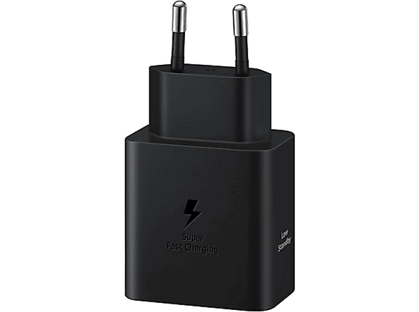 Cargador - Samsung EP-T4511NBEGEU, Carga rápida, Compatibilidad Universal, 45W, USB-C, Negro