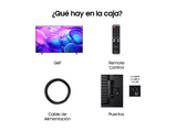 TV QLED 75 - Samsung TQ75Q6FAAUXXC, UHD 4K, Q4 Lite Processor, Smart TV, AI Negro