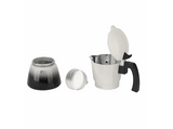 Cafetera tradicional - JATA HCAF2406, Aluminio, 6 Tazas, Asa Antiquemaduras, Apta Para Todas las Cocinas, Inducción, Degradado