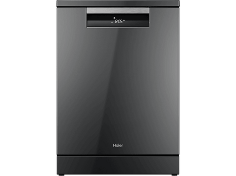 Lavavajillas - Haier I-Pro Shine Series 7 XF 4A4M4PA, 14 servicios, 10 programas, 60 cm, Motor Inverter, Wi-Fi, Gris