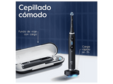 Cepillo eléctrico - Oral-B iO 9, Pack doble, 3 cabezales, Seguimiento 3D con app, Con estuche de viaje, Negro y Rosa