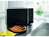 Microondas con grill - Whirlpool MCP 346, 25 L, Grill, Plateado y negro