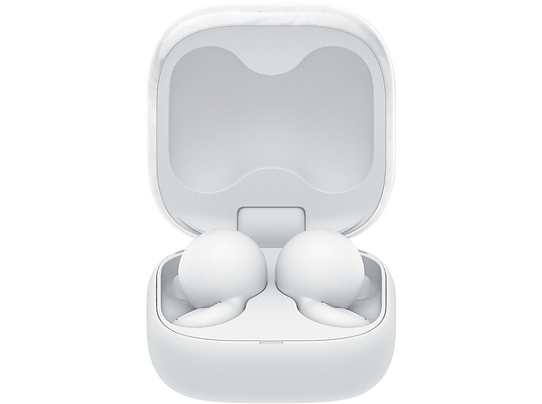 Auriculares True Wireless - Sony LinkBuds Open,  Sonido Transparente, Bluetooth, 22 horas, iOS y Android, Google, Alexa, Siri, Abiertos, IPX4, Blanco