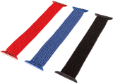 Pack Correas - Friendly License, Compatible Apple Watch 42/44/45 mm, Azul Rojo y Negro