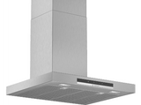 Campana decorativa - Bosch DWB67IM50, Decorativa, 720 m³/h, 3 velocidades + intensiva, 60 cm, Clase B, Inox