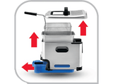 Freidora - Tefal FR8040, 2300 W, 3.5 l de aceite, 1.2 Kg de comida, Filtrado automático, Temporizador digital,  Negro, Acero inoxidable