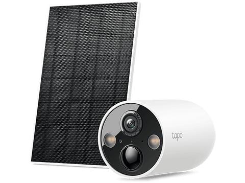 Cámara de Vigilancia IP - TP-Link Tapo C425 Kit, Cámara Seguridad WiFi con Batería y Panel Solar, Detección IA Gratuita, 2K QHD, Visión Nocturna Color