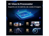 TV Mini LED 100 - Hisense 100U7Q, UHD 4K, Subwoofer integrado, 144 Hz, Hi-View IA Pro, Dolby Vusion IQ & Dolby Atmos,  Negro
