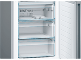 Frigorífico combi - Bosch KGN392IDG, No Frost, 203 cm, 368 l, Cajón VitaFresh, EassyAccess, Inox