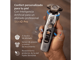 Afeitadora - Philips i9000 Prestige Ultra XP9404/46, Afeitado en seco/mojado con tecnología SkinIQ Pro, Sensor IA de presión y control, App smartphone