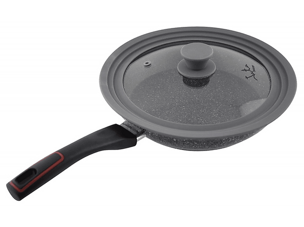 Tapa de cocina - Jata Hogar T20, Para 20-22-24 cm, Vidrio y Silicona
