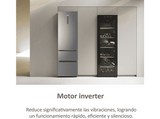 Frigorífico combi - Haier 3D 60 Series 3 A3FE837CGJ, No Frost, 200.5 cm, 348 l, Motor Inverter, Cajones Direct Access,  Inox