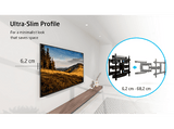 Soporte TV - ISY ITV 3600, De 48- 85, VESA max. 600 x 400 mm, Carga máx. 50 kg, Full Motion, Negro