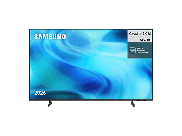 TV LED 85" - Samsung TU85U8075HUXXC, UHD 4K, Crystal Processor 4K, Smart TV, Wifi, Negro