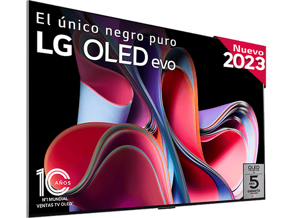 TV OLED 77" - LG OLED77G36LA, OLED 4K, Inteligente α9 4K Gen6, Smart TV, DVB-T2, Plata satinado