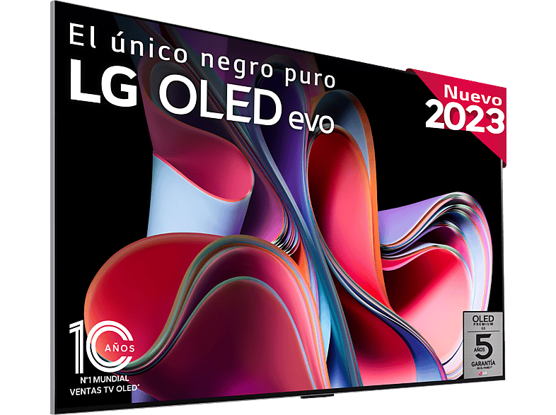 TV OLED 77 - LG OLED77G36LA, OLED 4K, Inteligente α9 4K Gen6, Smart TV, DVB-T2, Plata satinado
