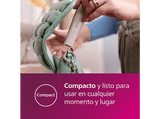 Rasuradora - Philips 5000 series BRR454/00 , Depiladora facial, Espejo y luz LED, Piel suave, Compacta y portátil, Cuchillas Autoafilables