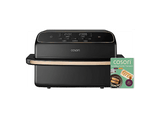 Freidora de aire - Cosori Twinfry™ Dual Blaze Compact, 8.6 l, 2700 W, 240 °C, 2 Cestas, Negro