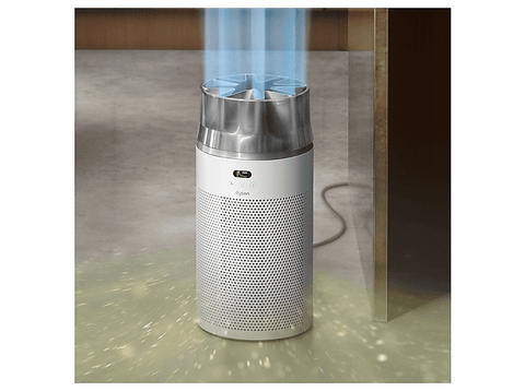 Purificador de aire - Dyson HushJet™, Carbón Activado y Filtro 360, Compacto y potente, Blanco/Plata