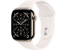 Apple Watch Series 11 (2025), GPS+CEL, 46 mm, Caja de titanio Oro, Correa deportiva Rosa rubor, S/M, Calidad del sueño, 24h Autonomía