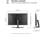 Monitor - LG 32UR500-B, 31.5, UHD 4K, 4 ms, 60 Hz, HDMI x2, DisplayPort x1, Negro