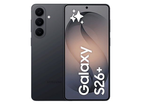 Móvil - Samsung Galaxy S26+, Negro, 256 GB, 12 GB RAM , 6.7" QHD+, Exynos 2600, 4900 mAh, Android 16