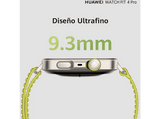 Smartwatch - Huawei Watch Fit 4 Pro, 1.82 AMOLED, 10 días batería, Compatible iOS - Android, Correa Fluoroelastómero, Pago NFC, Negro
