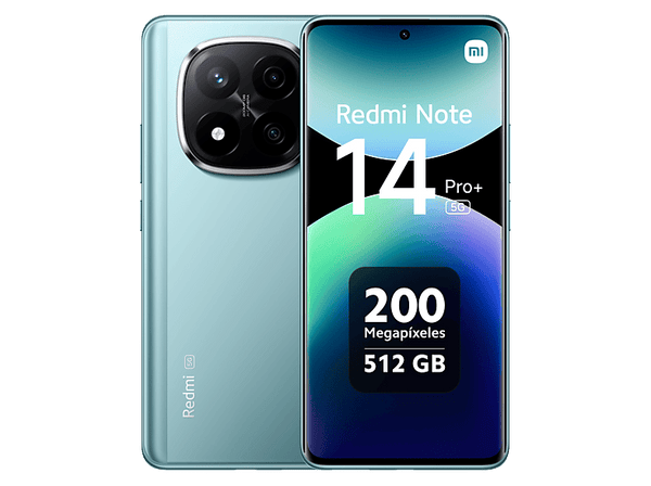 Móvil - Xiaomi Redmi Note 14 Pro+, Frost Blue, 256 GB, 12 GB RAM, 6.67" AMOLED, Snapdragon® 7s Gen 3 Mobile Platform, 5110 mAh