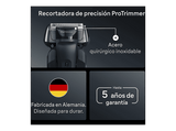 Afeitadora - Braun Series 8 8603s, SensoAdapt, 60 min autonomía, Afeitado en seco y en mojado, Gris